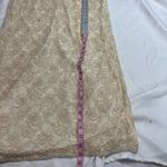 Vintage Stenay Cream Fully Beaded Spaghetti Strap Maxi Dress w/ Jacket Size L Photo 14