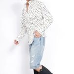 THE ESSENTIAL LONG SLEEVE OVERSIZED
WRAP BUTTON UP White Photo 2