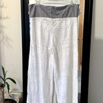 Becca  By Rebecca Virtue White Crochet Cover Up Pants Photo 3