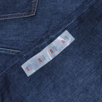 Old Navy  High Rise Slouchy Straight Jeans Cropped Women's Plus Size 28 Dark Wash Photo 3