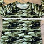 Bobbie Brooks Ladies Soft Camouflage Long Sleeve Top Large Green Photo 5
