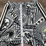 Farm Rio  Adidas Tiro Wide Leg Track Pants Tropical Print Black White Size XS Photo 11