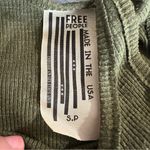 Free People  Green Asymmetrical Sleeveless Tank Top Photo 2