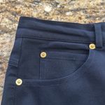St. John Sport Navy Blue stretch Ponte xdress Pants Size 12 5 pocket style Photo 5