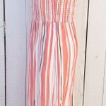 A New Day smocked Stripe Dress Size Medium NWT Photo 2
