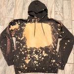 Hanes  women's medium gray/peach fleece lined hoodie sweatshirt Photo 0