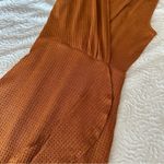 Lucy Paris Burnt Orange Sleeveless Knit Dress Small Photo 3