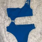 Aerie NWT  Wide Rib Cut Out One Shoulder Ring One Piece Swimsuit size XL Photo 1