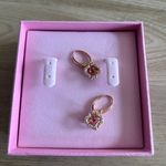 Swavorski SWAROVSKI Una drop earrings Clover, Pink, Rose gold-tone plated Photo 5