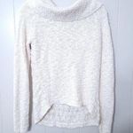 Moth Sweater Women Mock Turtle Neck Long Sleeve Pullover Beige Size M Size M Photo 0