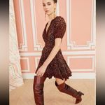 Ulla Johnson  Mariana animal print dress fall 400$ boho designer formal revolve Photo 1