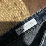 ZARA  Barrel Jeans dark wash $98 denim winter casual classic Photo 1