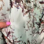 Ted Baker Womens size 1 US 4 Dragonfly Ice Blue Floral Bow Sleeveless Dress Photo 7