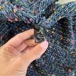 POL NWOT $75 Bubble Cable Knit Oversized Sweater Navy Multicolored Sz Small Photo 4