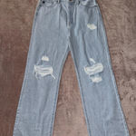 Kancan Women's High Rise‎ 90's Flare Jeans Light Wash Blue Denim Size 32 NWT Photo 0