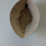 Steve Madden  Women's Reversible Plaid Bucket Hat Cream Fabric Photo 9