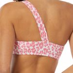 Sundazed Swim Pink Girlhood Leopard Print Halter Bikini Top NWT Size 32D Photo 2