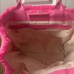 Rae Dunn  Vacay All Day 3 Pc Tote Set In Hot Pink New with Tags Photo 5