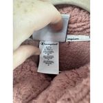 Champion Sherpa Cropped Pullover Women XS Pink Athleisure Preppy Loungewear Photo 3