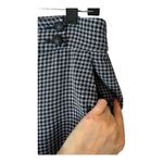 Veronica Beard Pants Women 6 Black White Plaid Cotton High Rise Cropped Trousers Photo 5