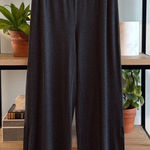 Eileen Fisher NWT Mid-Rise Jersey Knit Pull On Wide Legging Casual Pant, XXS Photo 0