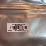 Torrid  Silver Facemask Mask Chain New in package Photo 3