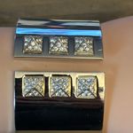 Victoria's Secret Wide Gold Tone Hinged Bracelet Photo 3
