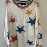 Blue Buttercup Colorful Star Pattern Sweater Photo 0