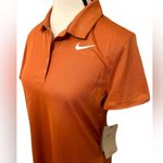 Nike Women’s Dri Fit Victory Shirt Golf Tennis Orange Medium Photo 1
