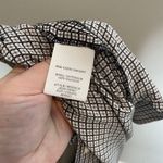 Joie  Plaid 100% Silk Alessandra Black White Straight Leg Dress Pants Size 4 Photo 19