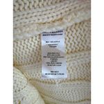 Lost + Wander  Womens Cable Knit Sweater Dress Small Cream Acrylic Photo 4