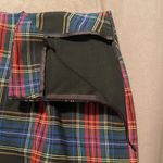 ZARA  Woman Plaid Tartan Asymmetrical Ruffle Hem Skirt Photo 3