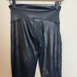 Spanx - Faux Leather Moto Leggings Black Slimming Pants Night Out Photo 4