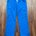 FIGS  Women’s Royal Blue Kade Cargo Scrub Pants - Size Small Petite Photo 0