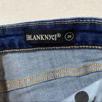 BLANK NYC  Medium Wash Skinny Jeans Raw Hem 26 Photo 7