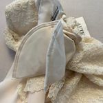 VTG Vintage Petite Wedding dress with shoulder pads White Size 10 Photo 4