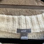 Aerie  Ski School Dropout Sweater Cream Medium Photo 3