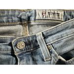 AG Adriano Goldschmied Jodi Crop High Rise Slim Flare Distressed Jeans Size 26 Blue Photo 8