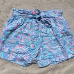 Lilly Pulitzer 5" Kaylene Short in Zanzibar Blue Fish Kiss Photo 0