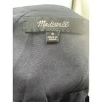 Madewell  Skirt‎ Womens Size 0 Silk Geometric Print Navy Blue Lined Mini Photo 1