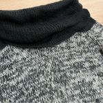 Wooden Ships Anthropologie  Black White Wool Cowl Neck Sweater Size S/M Photo 1