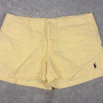 Ralph Lauren RALPH LAUREN SHORTS US 12 Women`s Regular Fit Yellow Cotton Photo 0