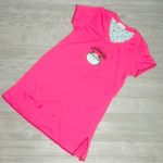 Rene rofe cat catfinated shirt sleeve long nightgown mumu sleepwear dress cotton Pink Size L Photo 0