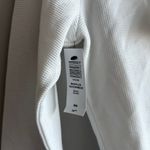 Aritzia cropped white waffleknit henley Photo 3