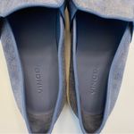 Vince  Blair Suede Slip On Sneaker Flat Shoes Indigo Blue Leather 8.5 Low Top Photo 9