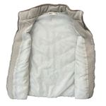 BKE  Buckle Quilted Vest Tweed Insulated Full Zip Cream Tan Womens XL Photo 2