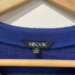 Misook Button Front Burnout Knit Dress Old Money Classic Womens Small Photo 6