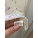 Bonmarche UK SZ 16 US SZ 12 Embroidered Flowers PETAL SLEEVES TOP BLOUSE White Photo 6