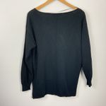 FP Beach Black V Neck High Low Sweater Top Pullover Women's XS Photo 2