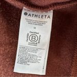 Athleta Retroplush Crop Sweater Burnt Orange Size Medium Photo 2